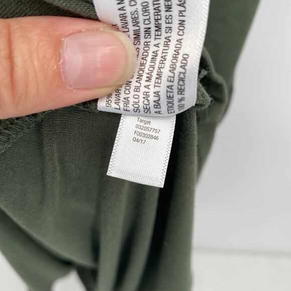 Art Class Green Stretch Skater Cross Front Knee Sheath Dress Girl's XL 14/16 - Picture 5 of 8